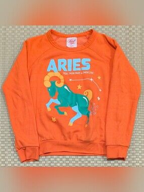 Midnight Rider by Anthropologie Carolita Zodiac Sweatshirt Aired Women's Size S